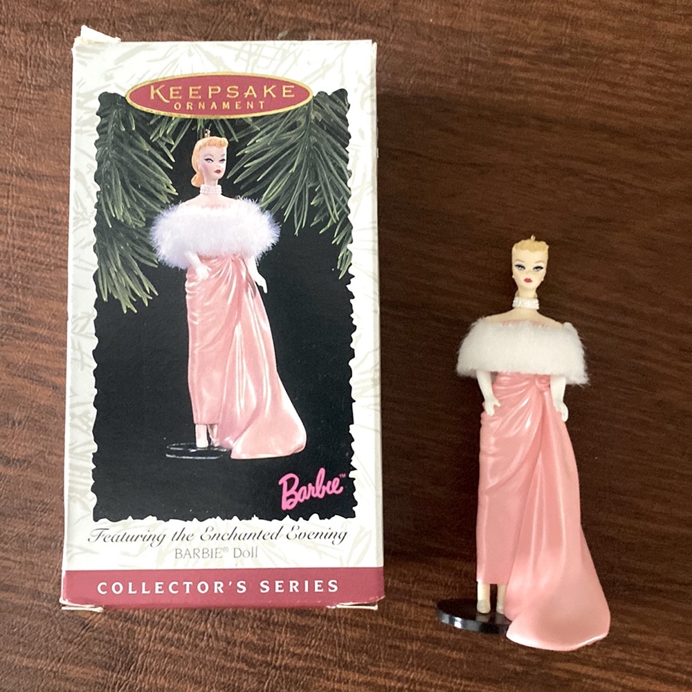 Hallmark Enchanted Evening Barbie Ornament.1996